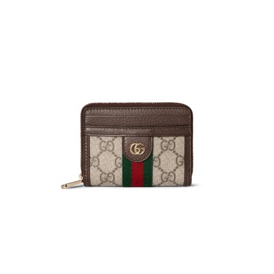 GUCCI OPHIDIA COIN ZIP WALLET 838489 (11*9*2.5cm)